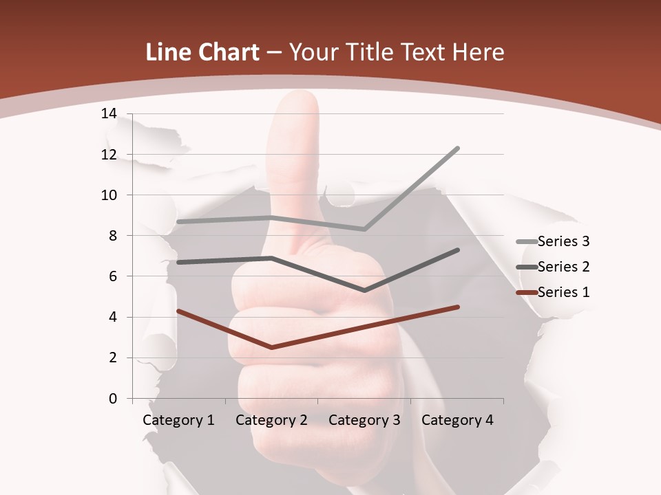 Arbeit Daumen Hoch Freisteller PowerPoint Template