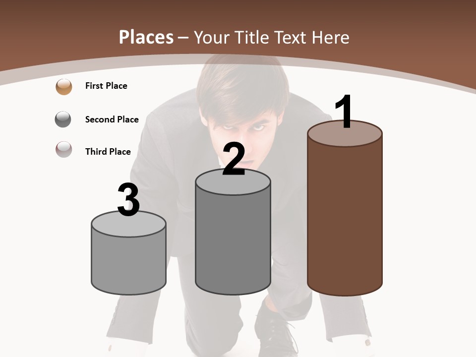 Manager Karriere Startl PowerPoint Template