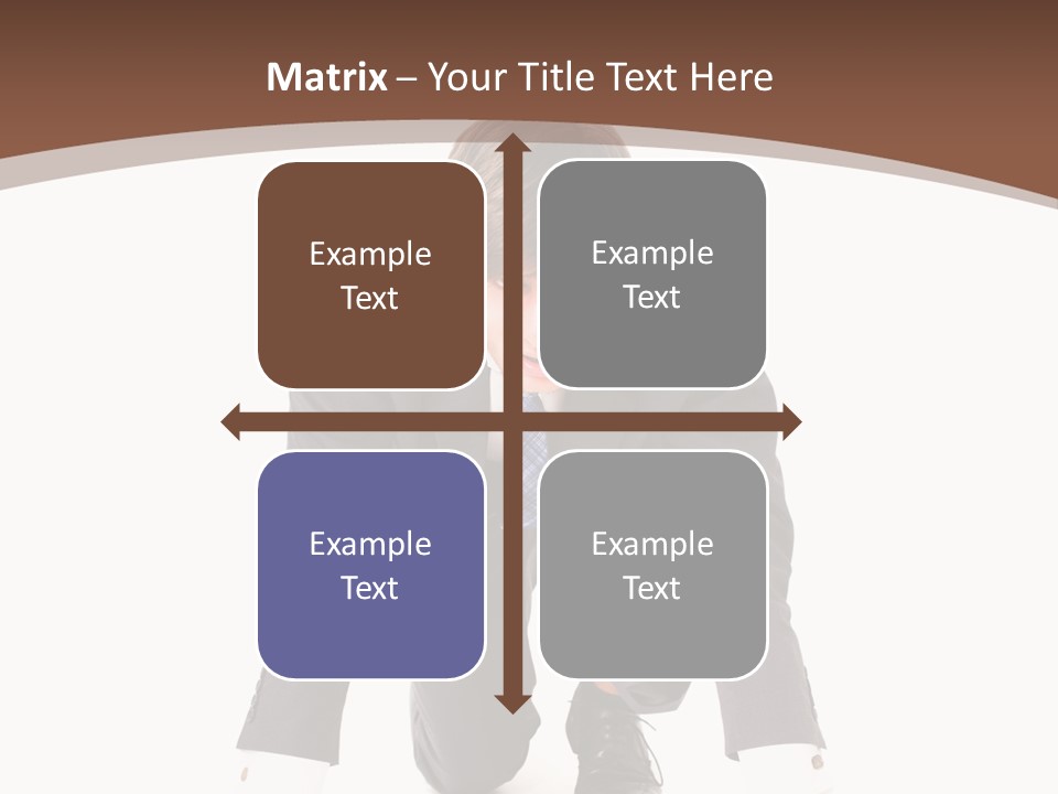 Manager Karriere Startl PowerPoint Template