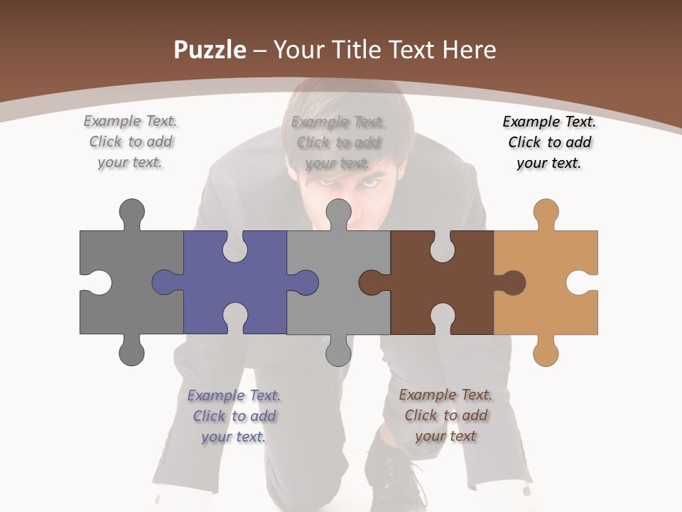 Manager Karriere Startl PowerPoint Template