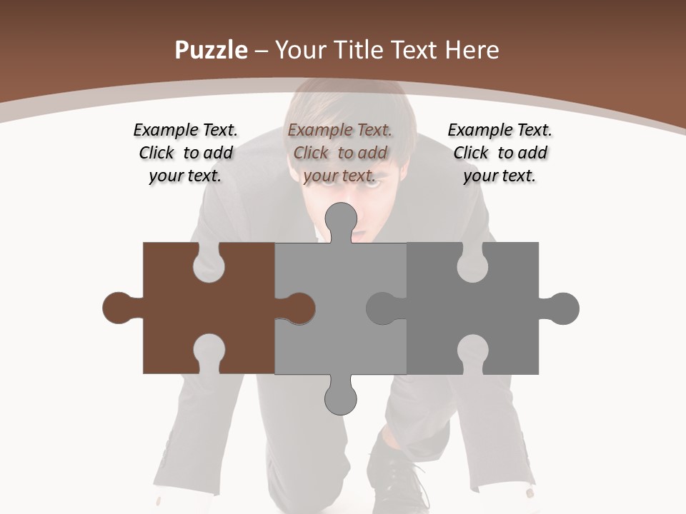 Manager Karriere Startl PowerPoint Template