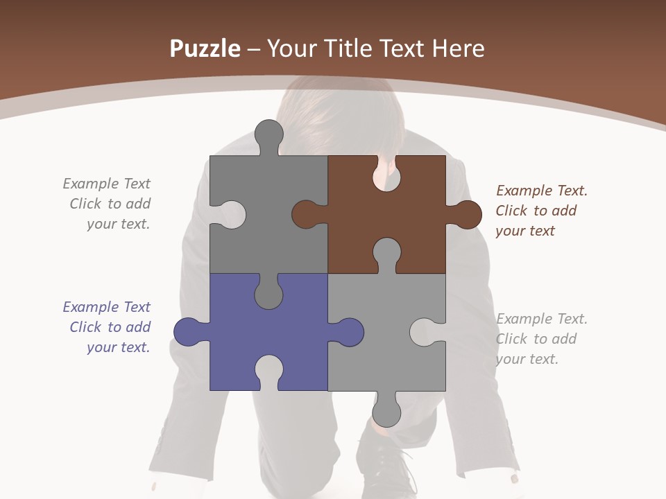 Manager Karriere Startl PowerPoint Template