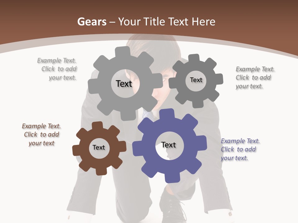 Manager Karriere Startl PowerPoint Template