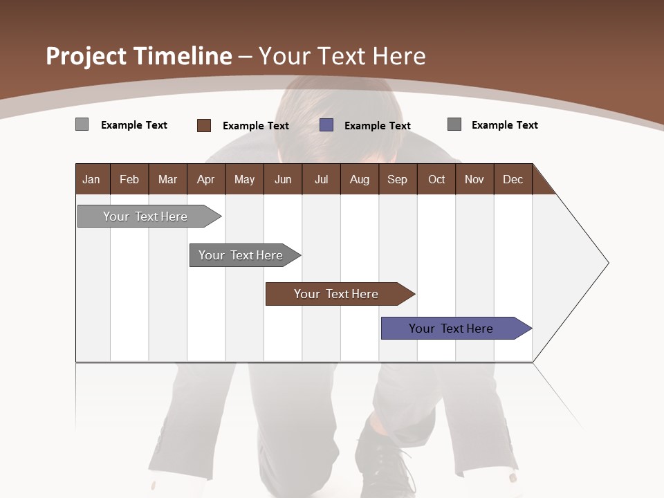 Manager Karriere Startl PowerPoint Template