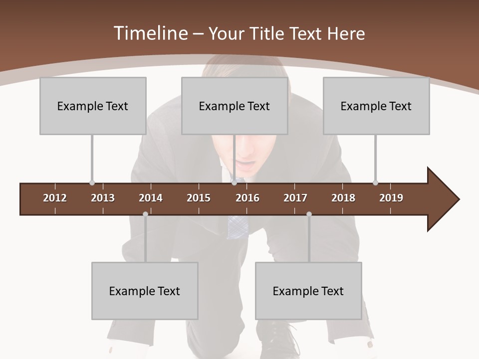 Manager Karriere Startl PowerPoint Template