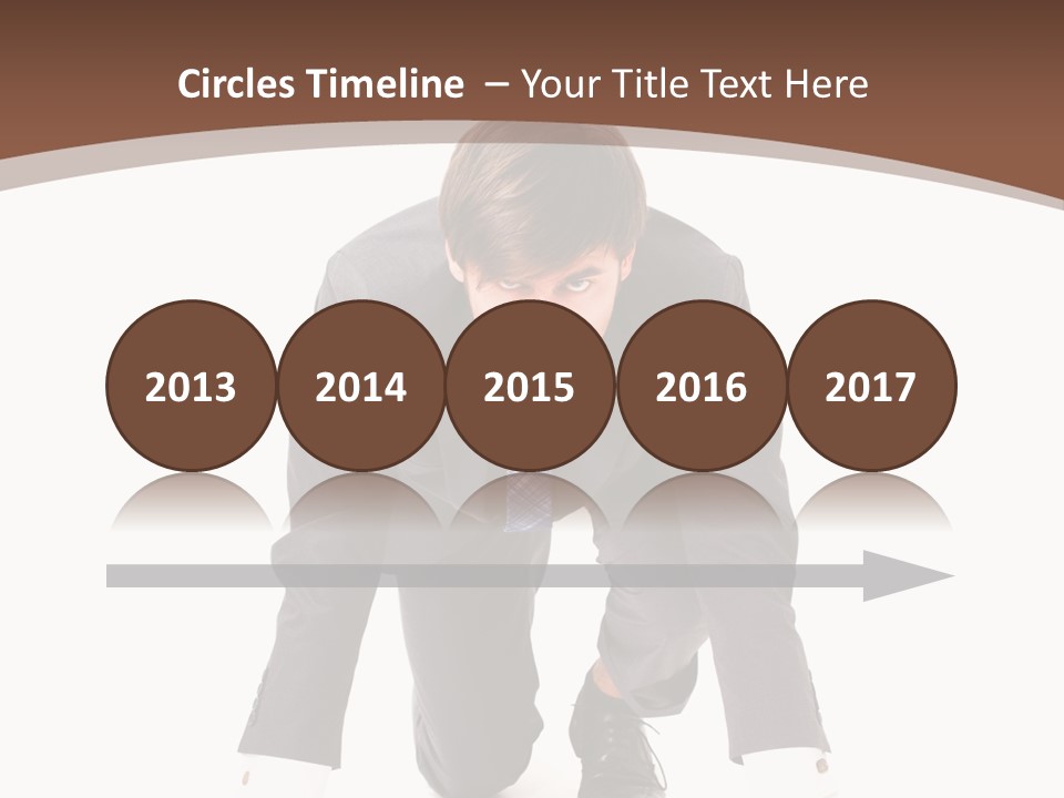 Manager Karriere Startl PowerPoint Template