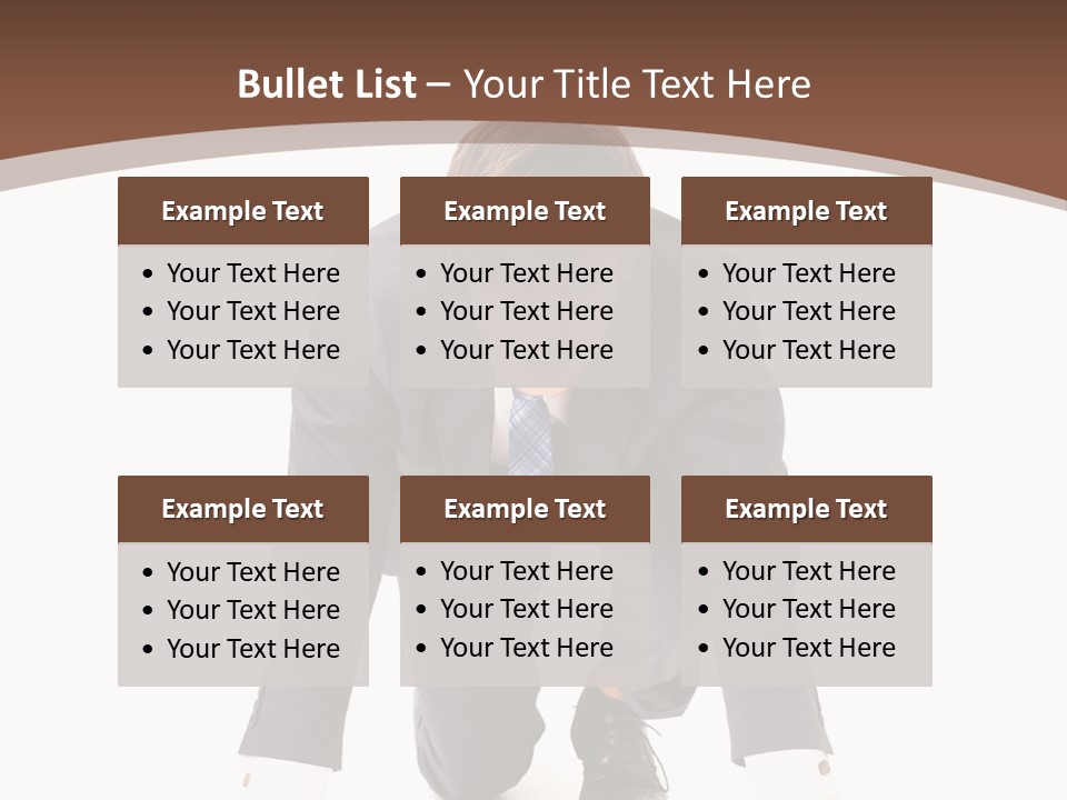 Manager Karriere Startl PowerPoint Template