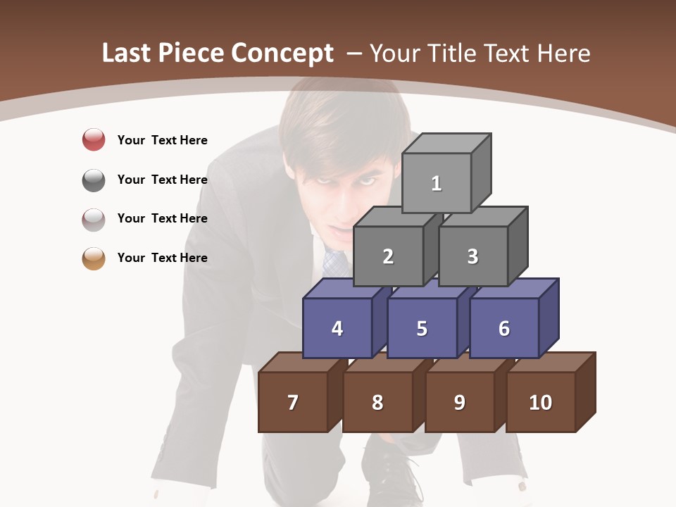 Manager Karriere Startl PowerPoint Template