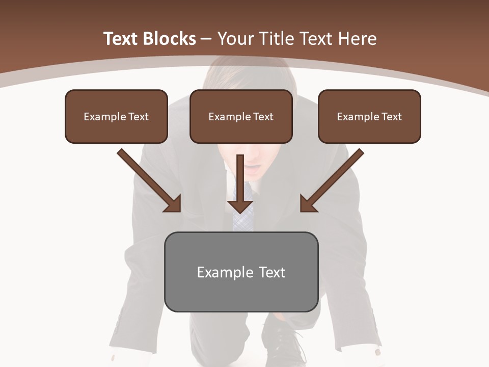 Manager Karriere Startl PowerPoint Template