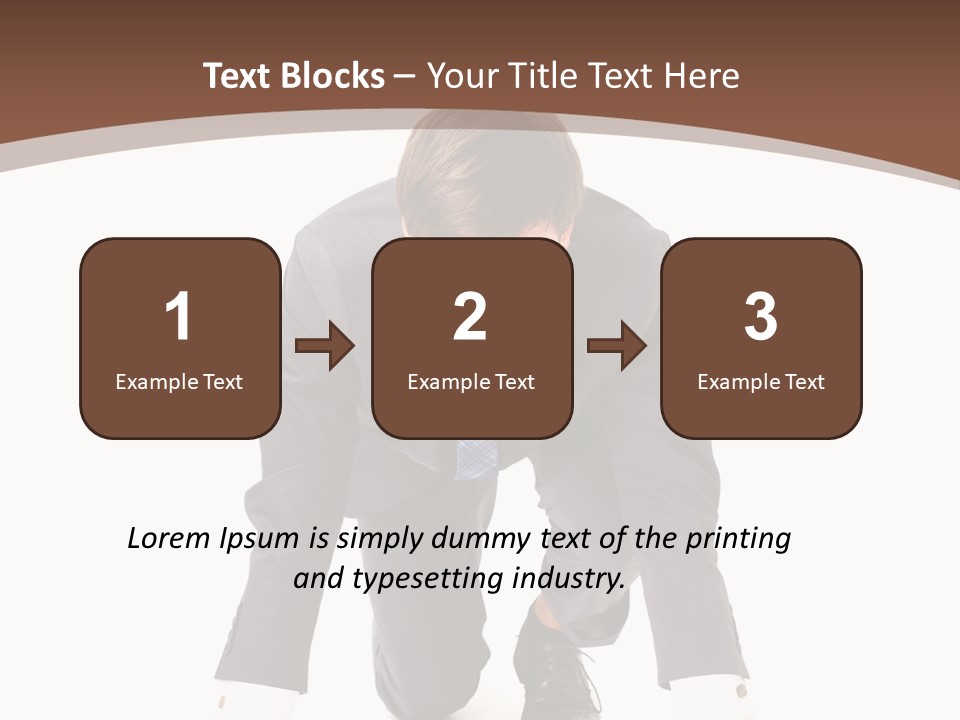 Manager Karriere Startl PowerPoint Template