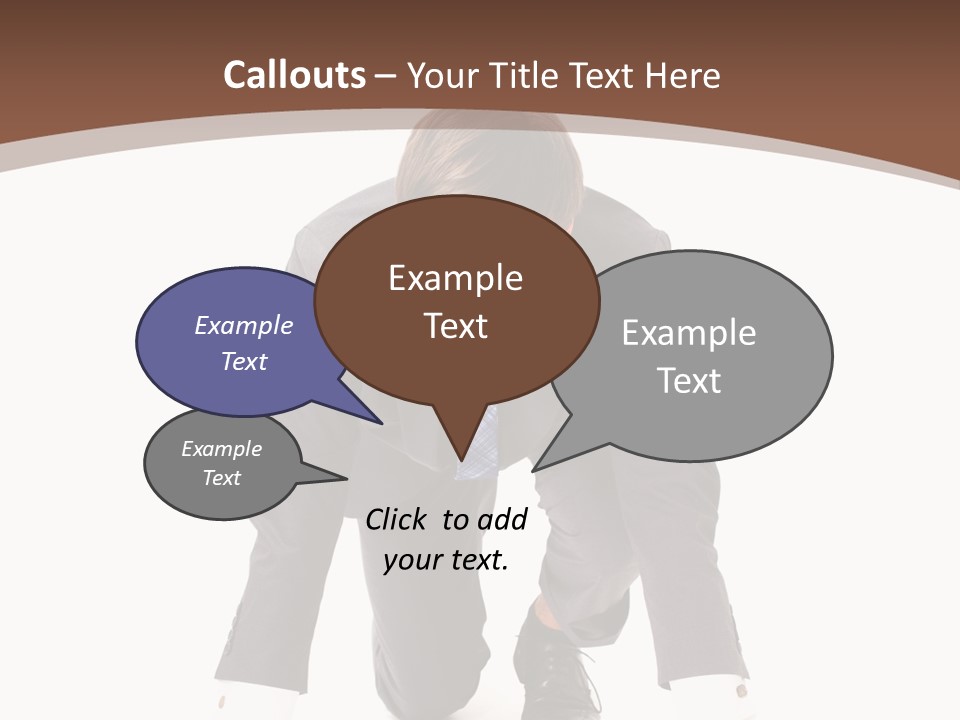 Manager Karriere Startl PowerPoint Template