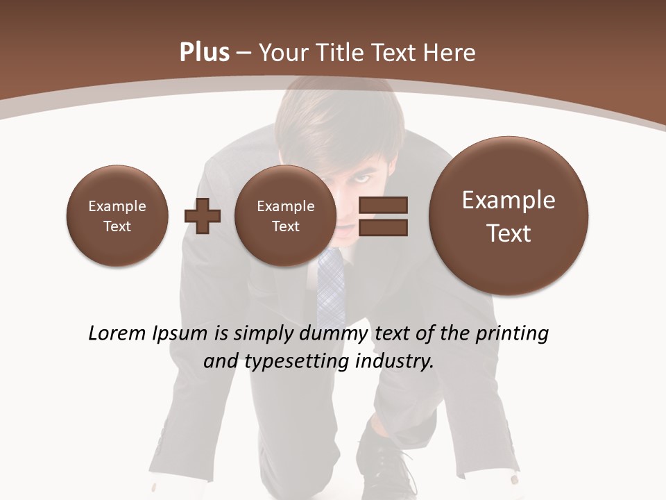 Manager Karriere Startl PowerPoint Template