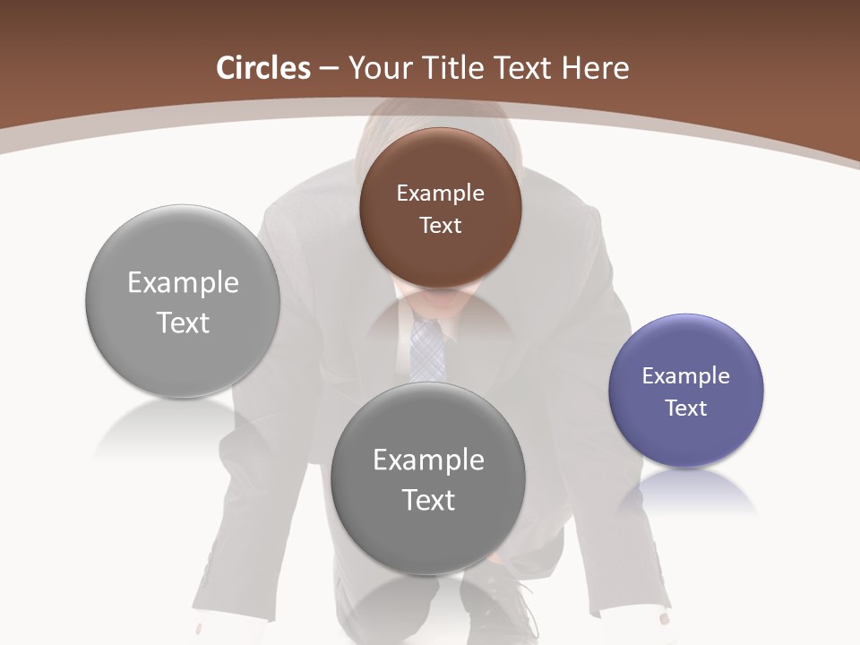 Manager Karriere Startl PowerPoint Template