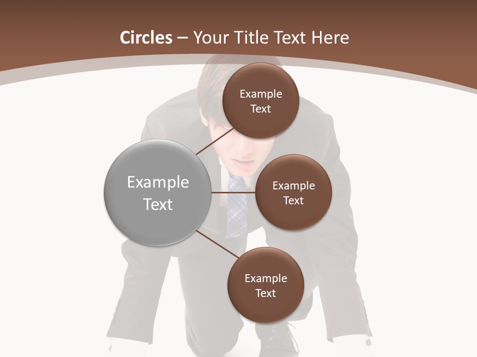 Manager Karriere Startl PowerPoint Template