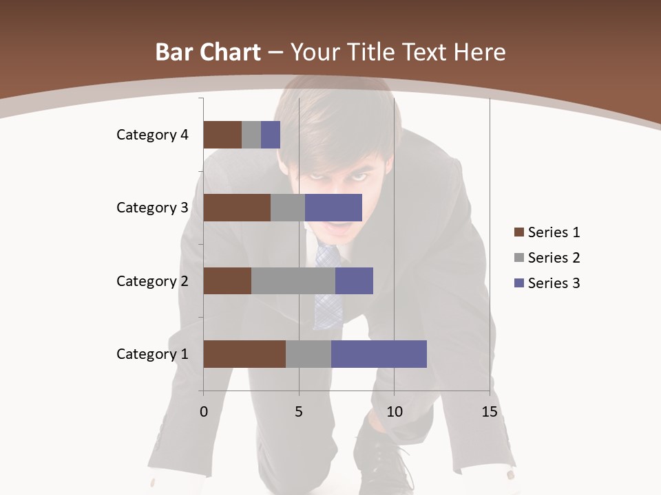 Manager Karriere Startl PowerPoint Template