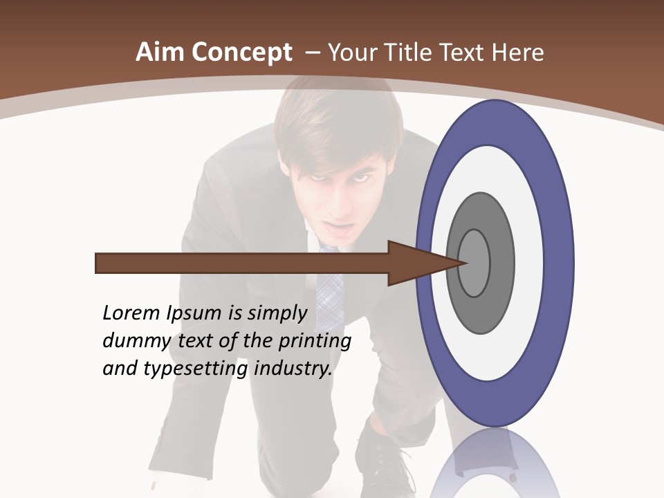 Manager Karriere Startl PowerPoint Template