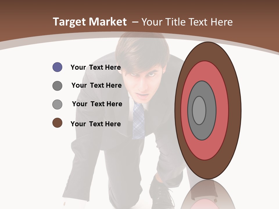 Manager Karriere Startl PowerPoint Template