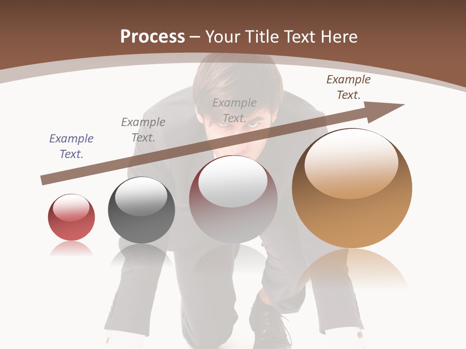 Manager Karriere Startl PowerPoint Template