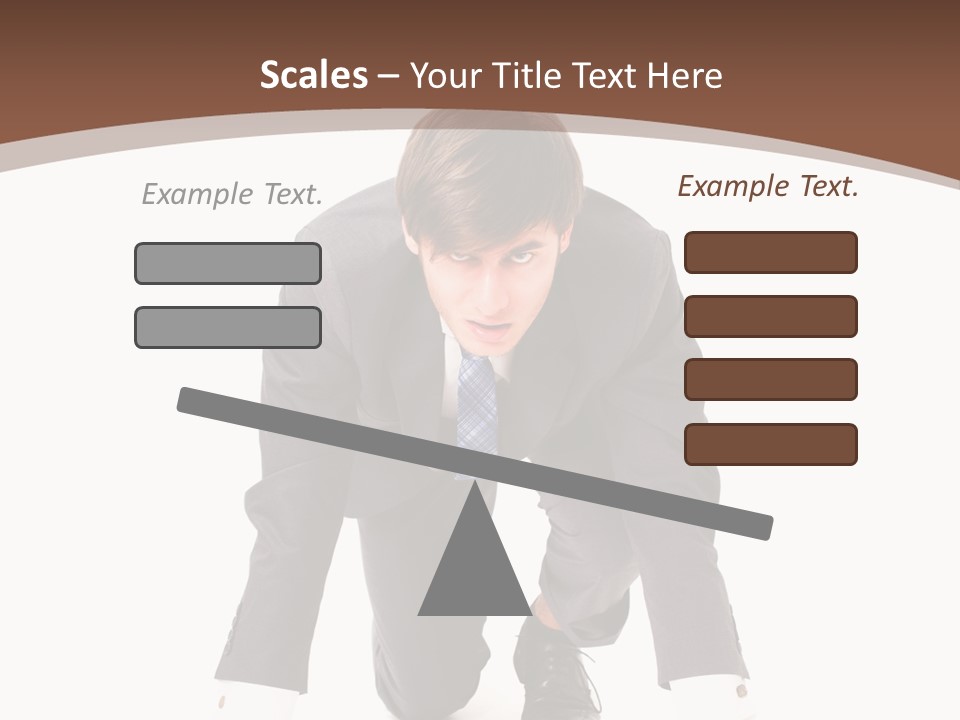 Manager Karriere Startl PowerPoint Template