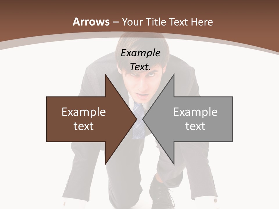 Manager Karriere Startl PowerPoint Template