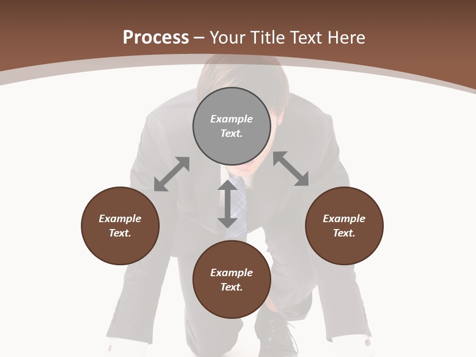 Manager Karriere Startl PowerPoint Template