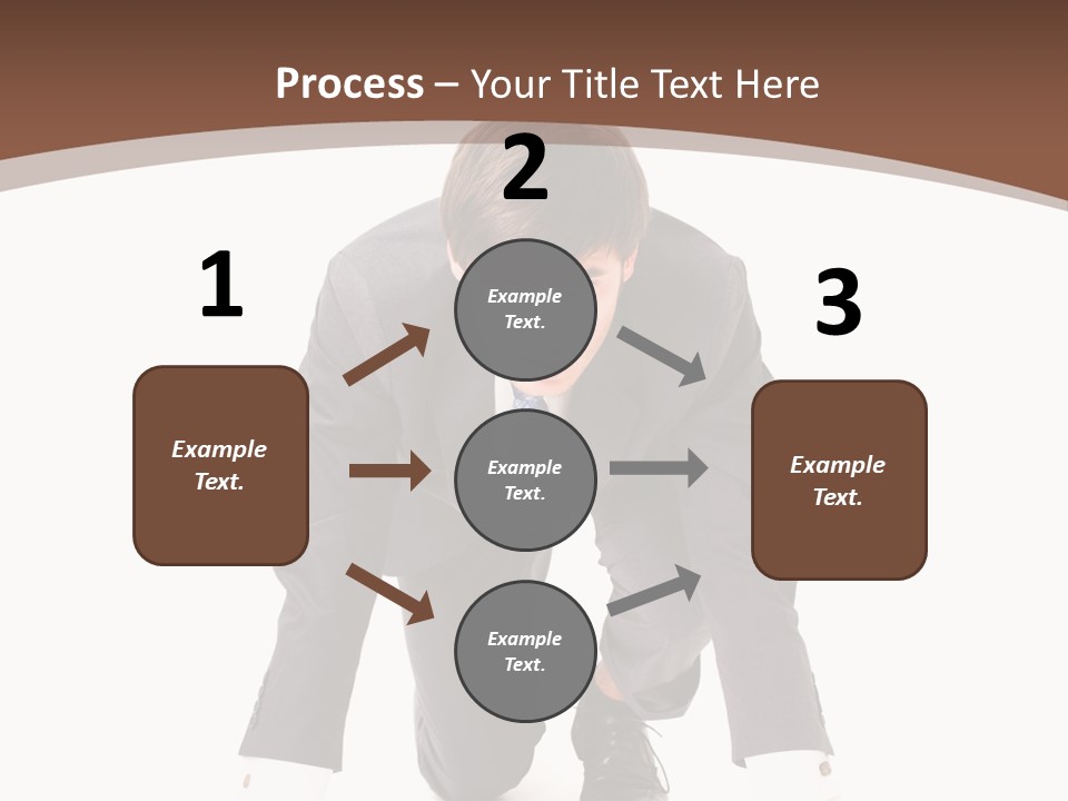 Manager Karriere Startl PowerPoint Template