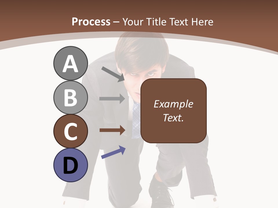 Manager Karriere Startl PowerPoint Template