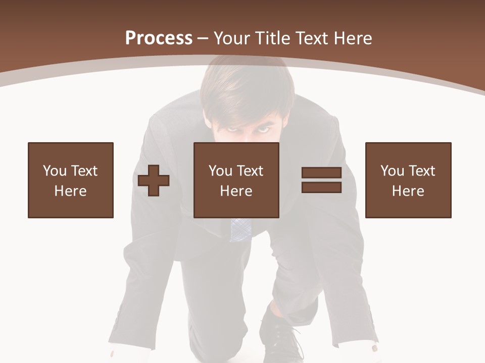 Manager Karriere Startl PowerPoint Template