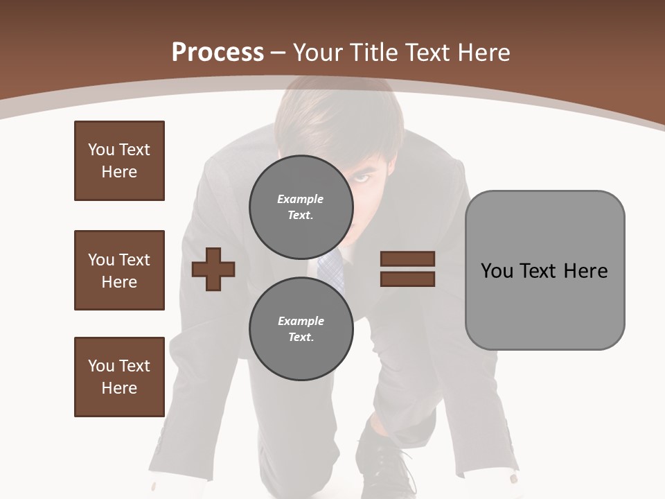 Manager Karriere Startl PowerPoint Template
