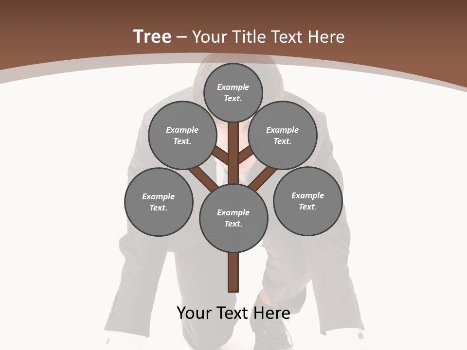 Manager Karriere Startl PowerPoint Template