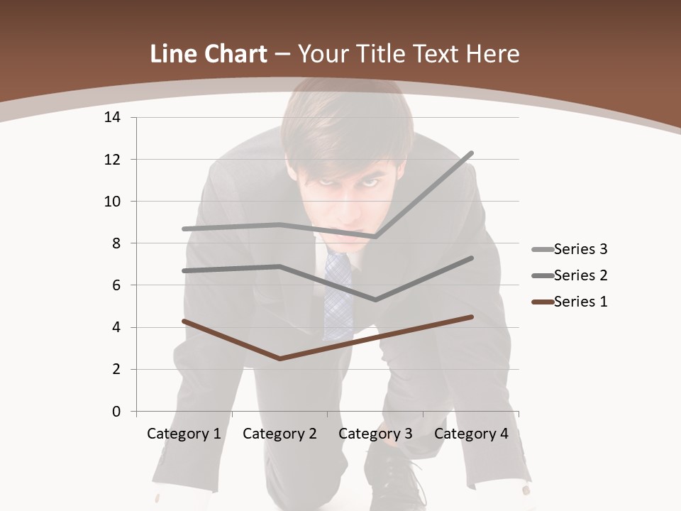 Manager Karriere Startl PowerPoint Template