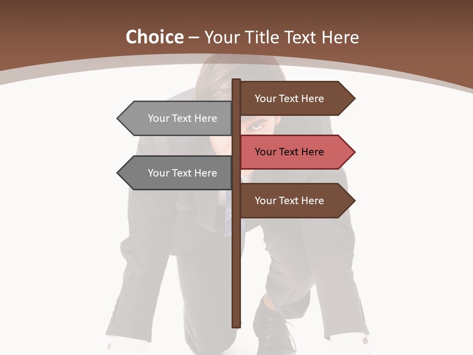 Manager Karriere Startl PowerPoint Template