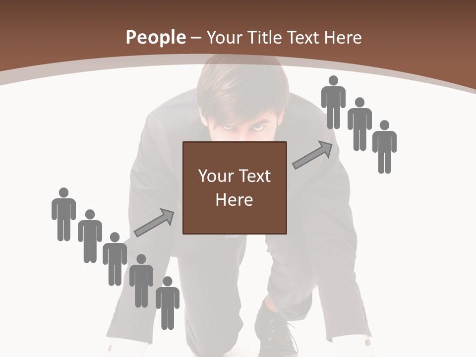 Manager Karriere Startl PowerPoint Template