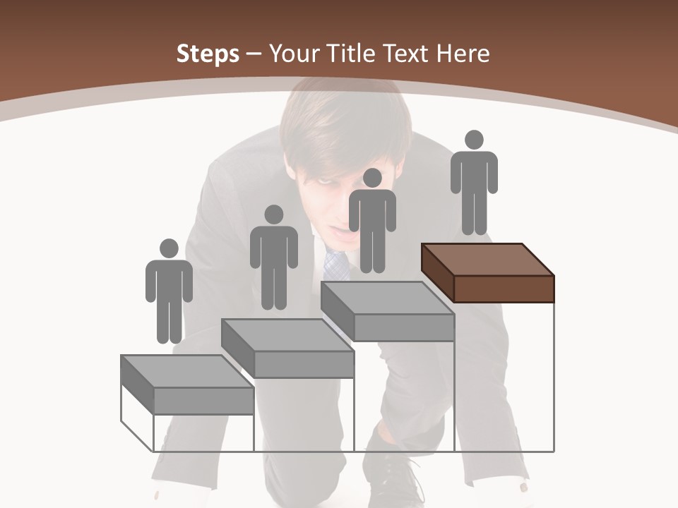 Manager Karriere Startl PowerPoint Template