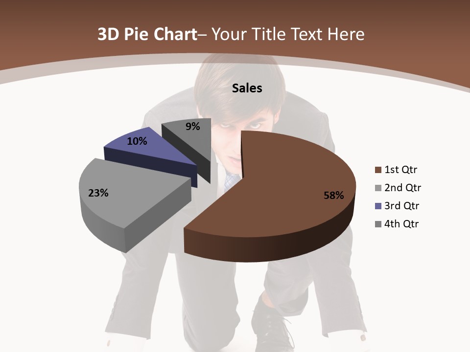Manager Karriere Startl PowerPoint Template