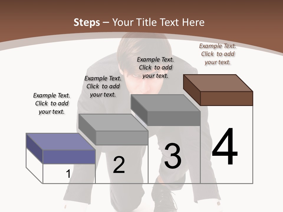 Manager Karriere Startl PowerPoint Template