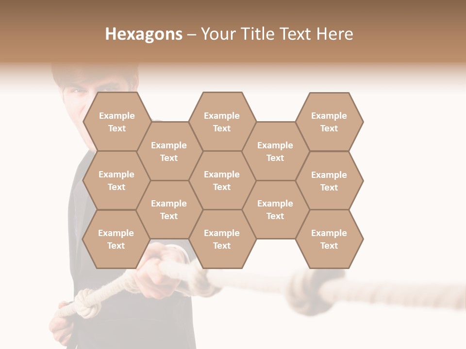 Chef Mensch Krise PowerPoint Template