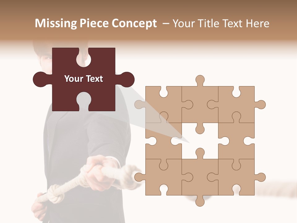 Chef Mensch Krise PowerPoint Template