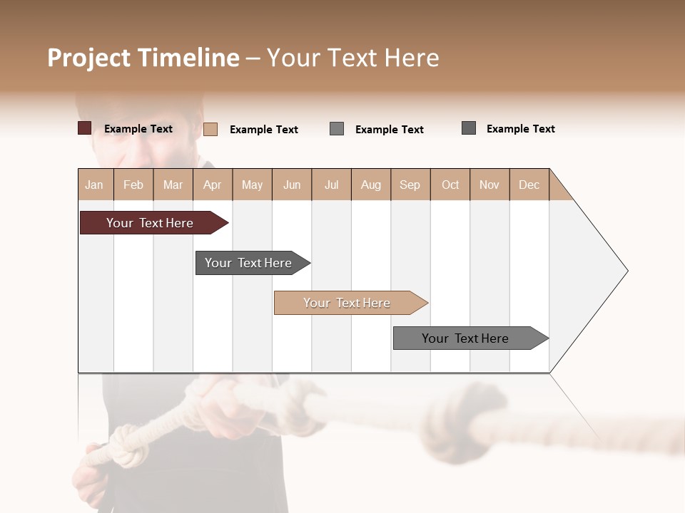 Chef Mensch Krise PowerPoint Template