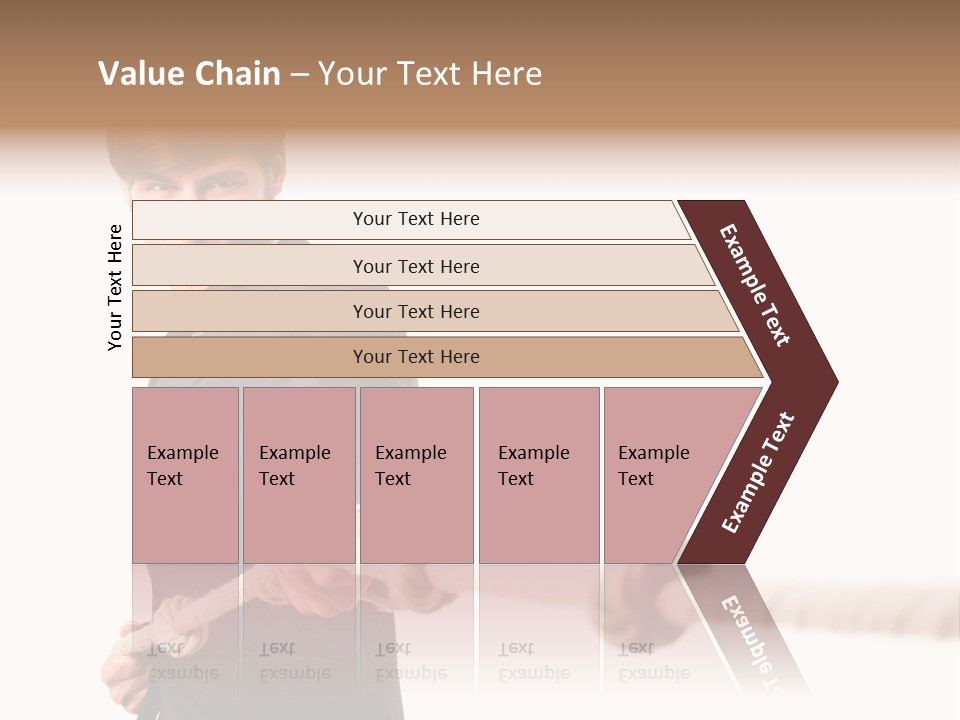 Chef Mensch Krise PowerPoint Template