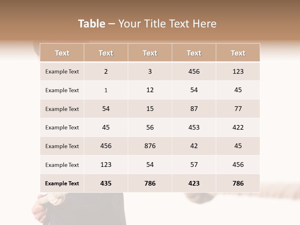 Chef Mensch Krise PowerPoint Template