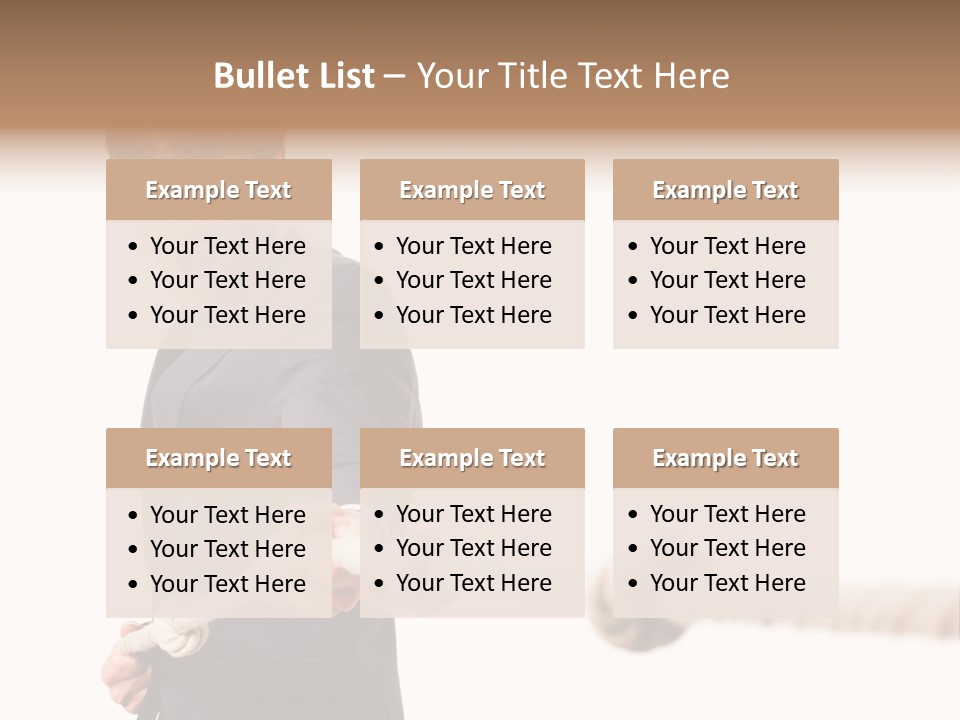 Chef Mensch Krise PowerPoint Template