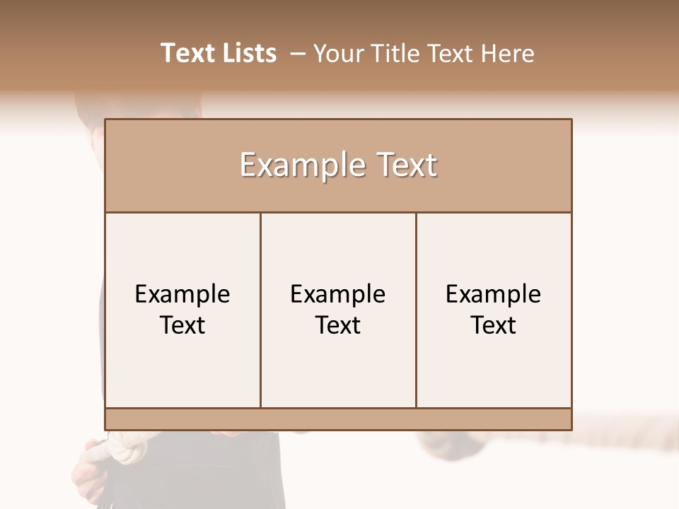 Chef Mensch Krise PowerPoint Template