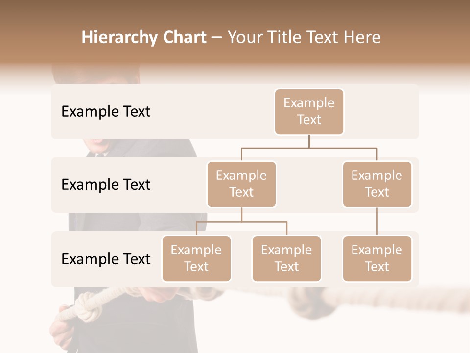 Chef Mensch Krise PowerPoint Template