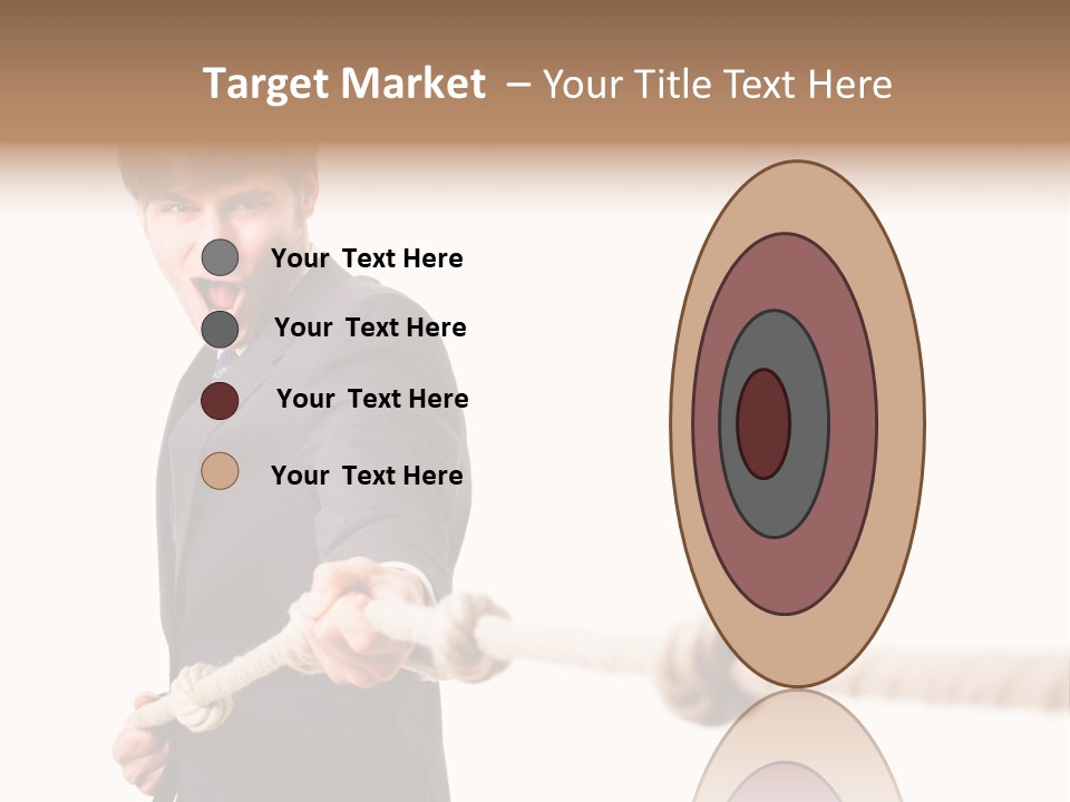 Chef Mensch Krise PowerPoint Template