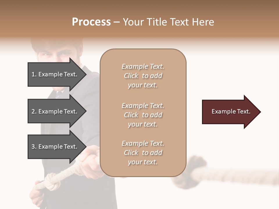 Chef Mensch Krise PowerPoint Template
