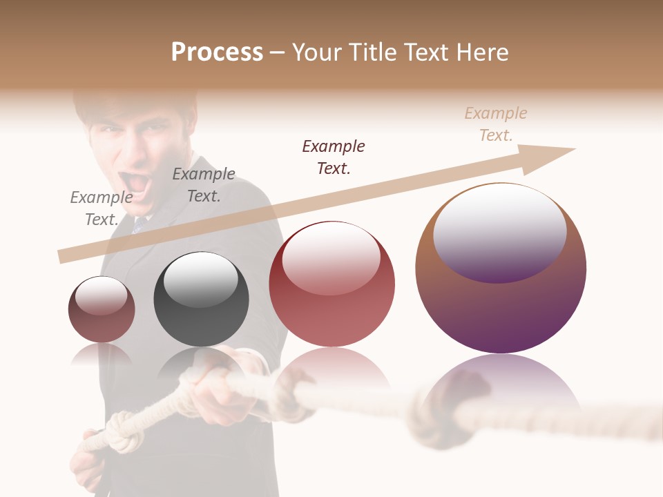 Chef Mensch Krise PowerPoint Template