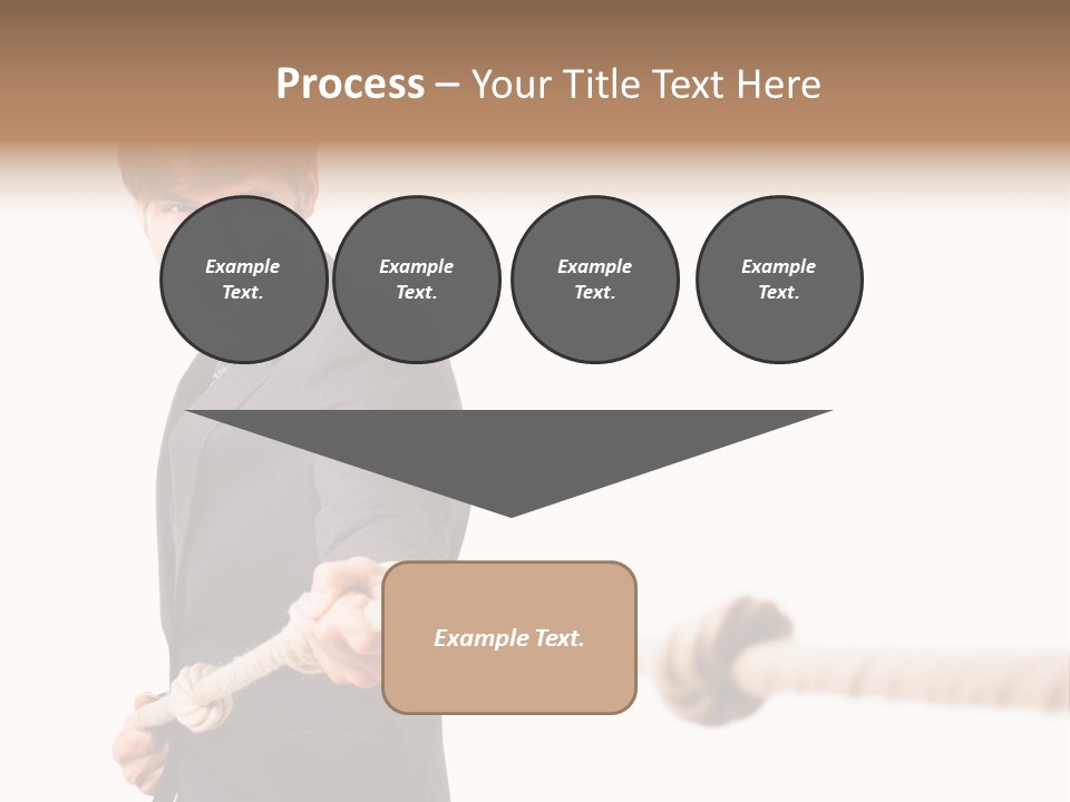 Chef Mensch Krise PowerPoint Template