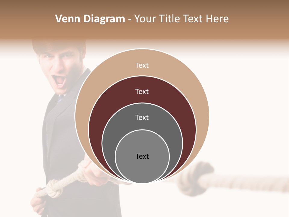 Chef Mensch Krise PowerPoint Template