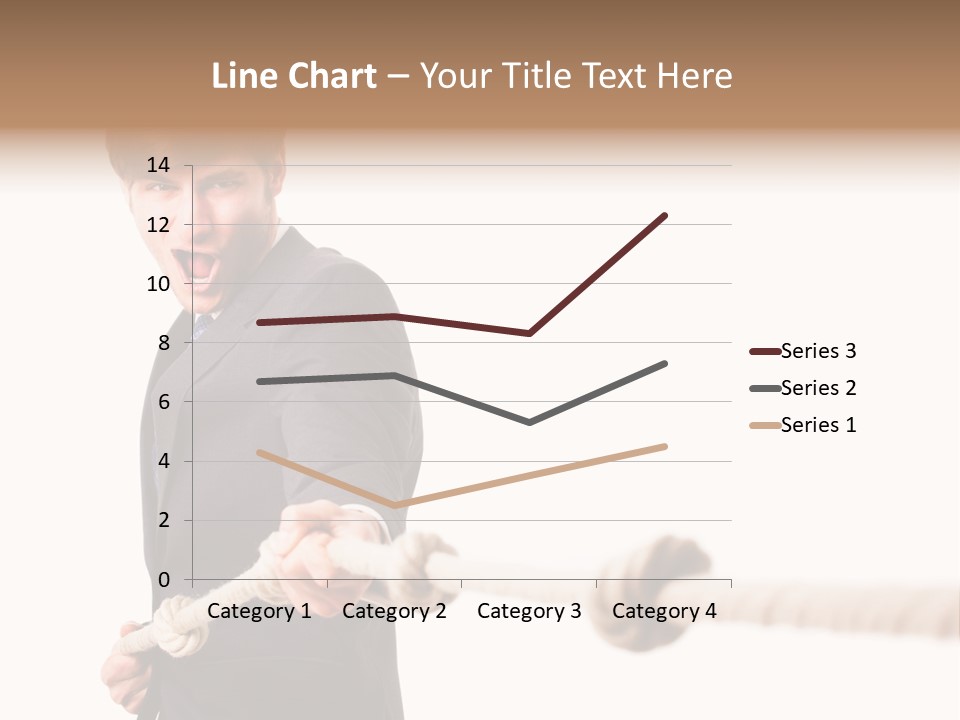 Chef Mensch Krise PowerPoint Template